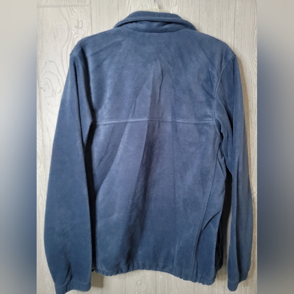 Men's Columbia Blue Fleece Jacket - Picture 5 of 11